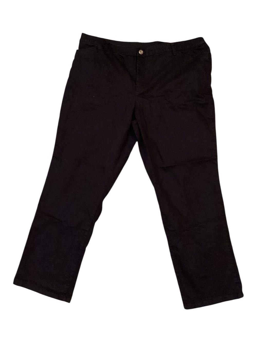 CJ Banks Black Plus Size 24W Straight-Leg Signature Slimming Jeans Stretch - Picture 4 of 10